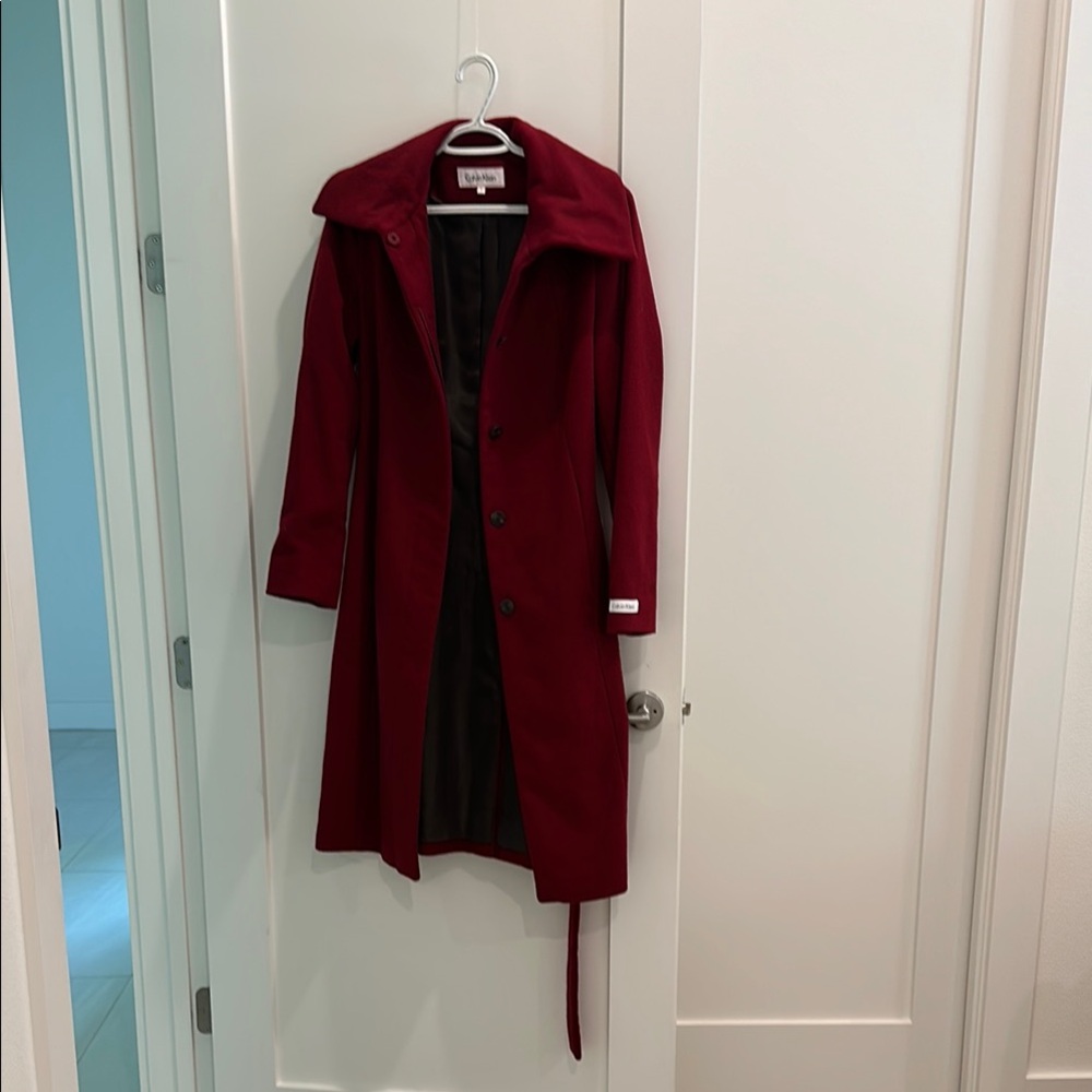 Calvin Klein Vibrant Red Outerwear